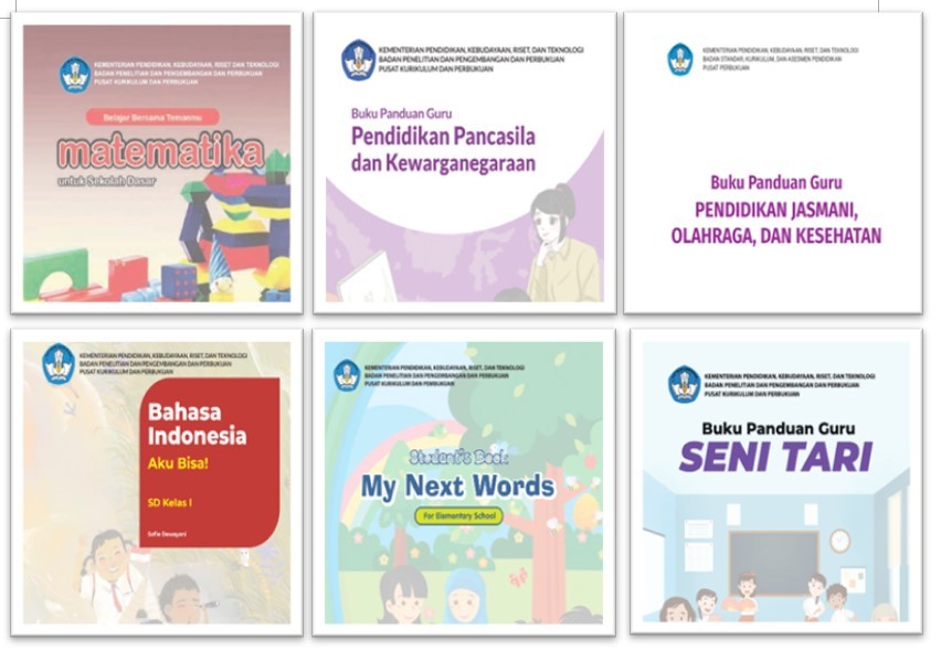 Buku Guru dan Buku Siswa Kurikulum Merdeka Kelas 1 SD MI