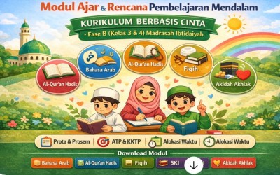 Modul Ajar | Rencana Pembelajaran Mendalam Kurikulum Merdeka, Kurikulum Berbasis Cinta Fase B (Kelas 3 dan 4 MI)